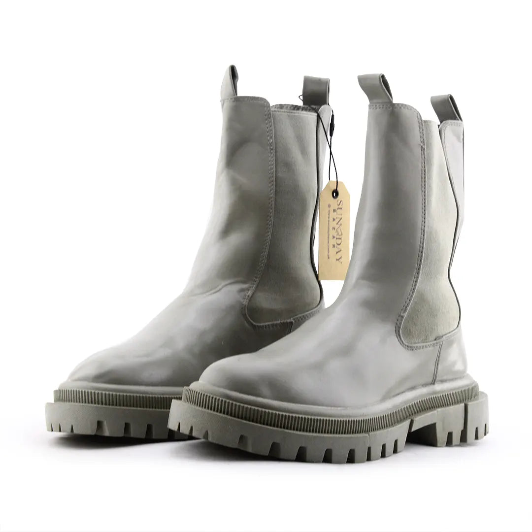 Bershka Stretchable Ankle Boot | 100% Authentic Leather