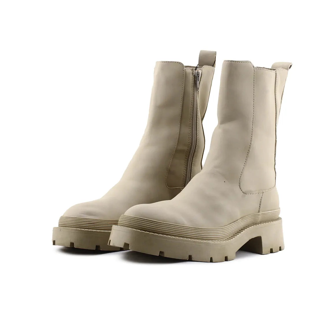 Zara Zipper Ankle Boot | 100% Authentic Leather