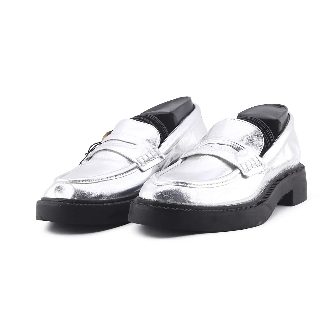 Zara Penny Strap Loafers