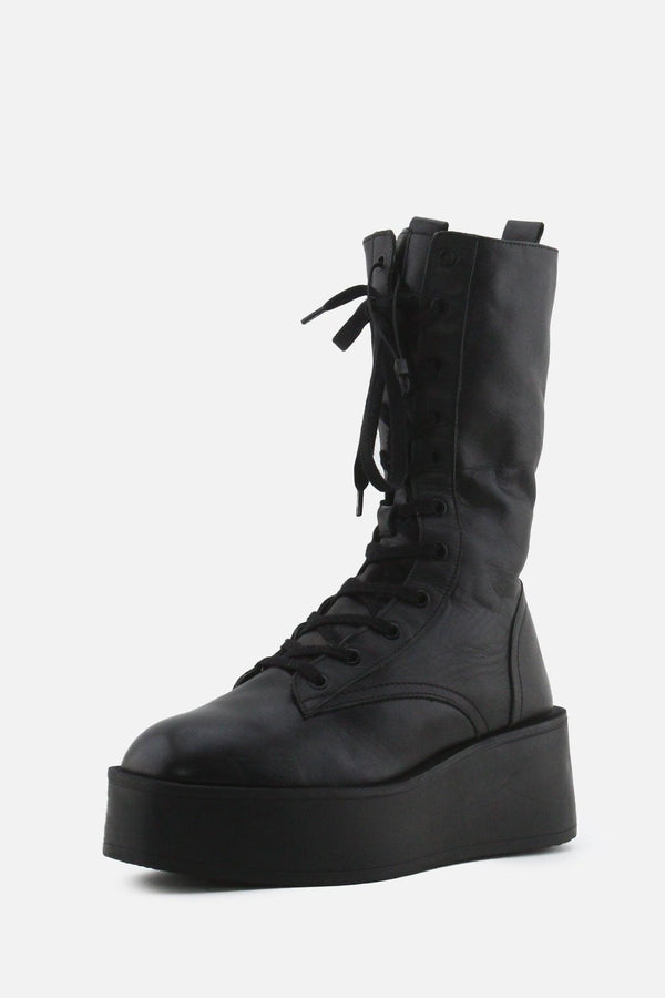 Zara Zipper Laces Combat Boots | 100% Authentic Leather