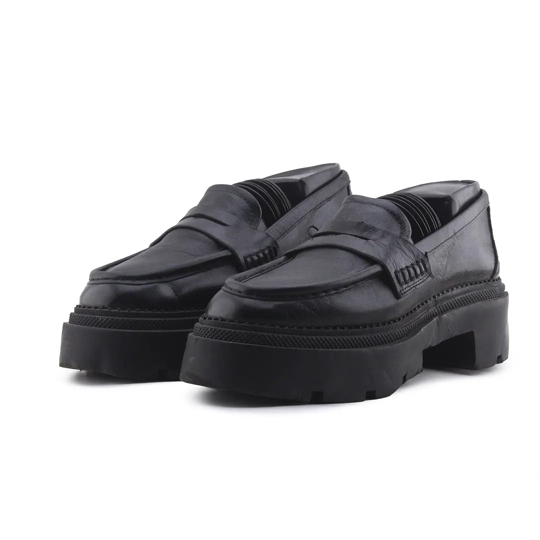 Zara Penny Strap Loafers