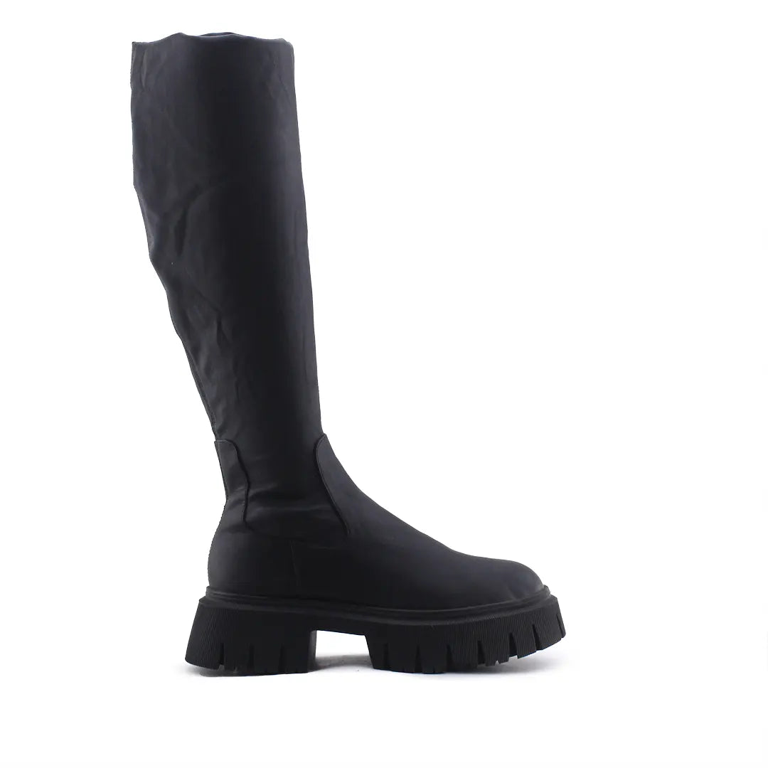 Zara Zipper Thigh high Boot