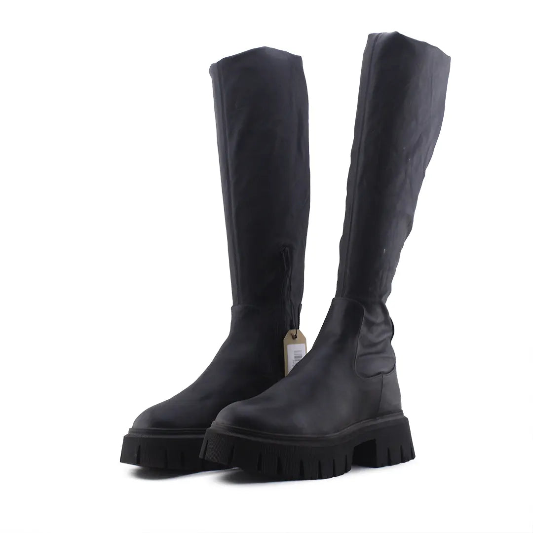 Zara Zipper Thigh high Boot