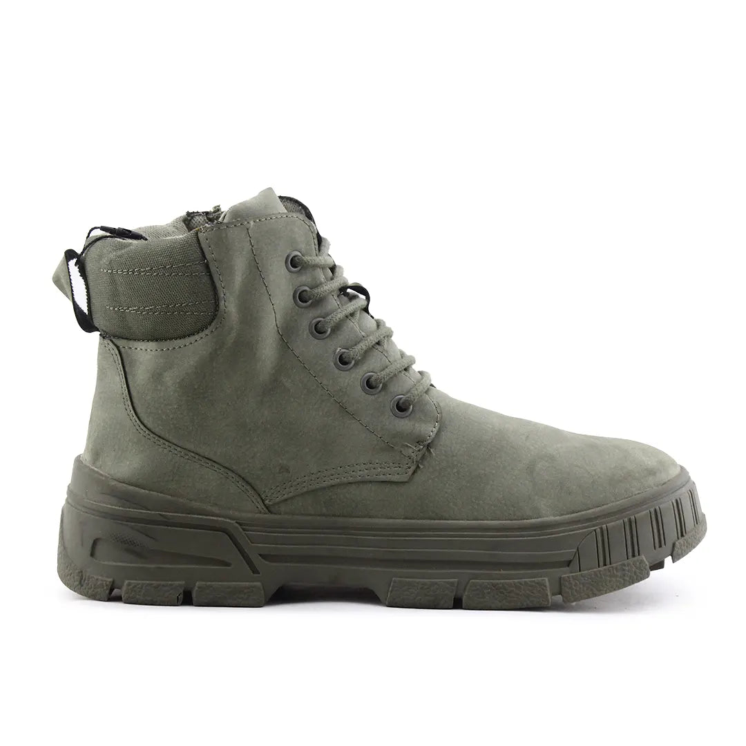 Zara Zipper Lace Up Ankle Boot | 100% Authentic Leather