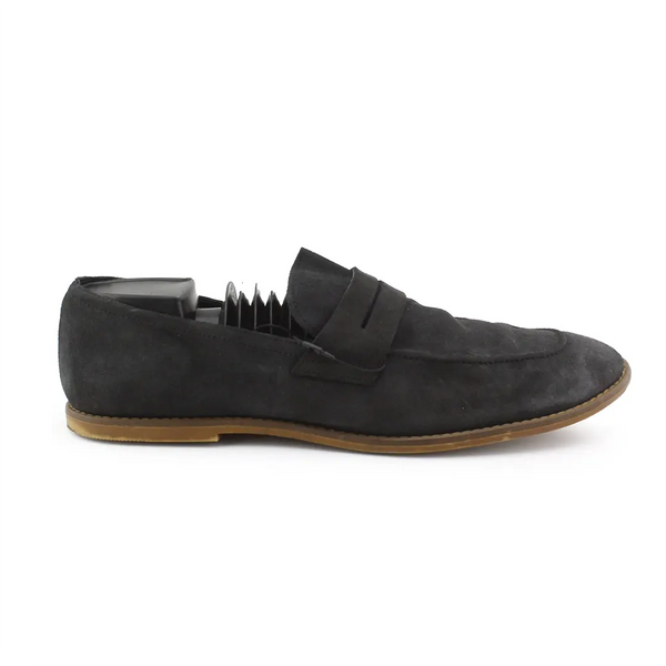 Zara Suede Penny Loafers