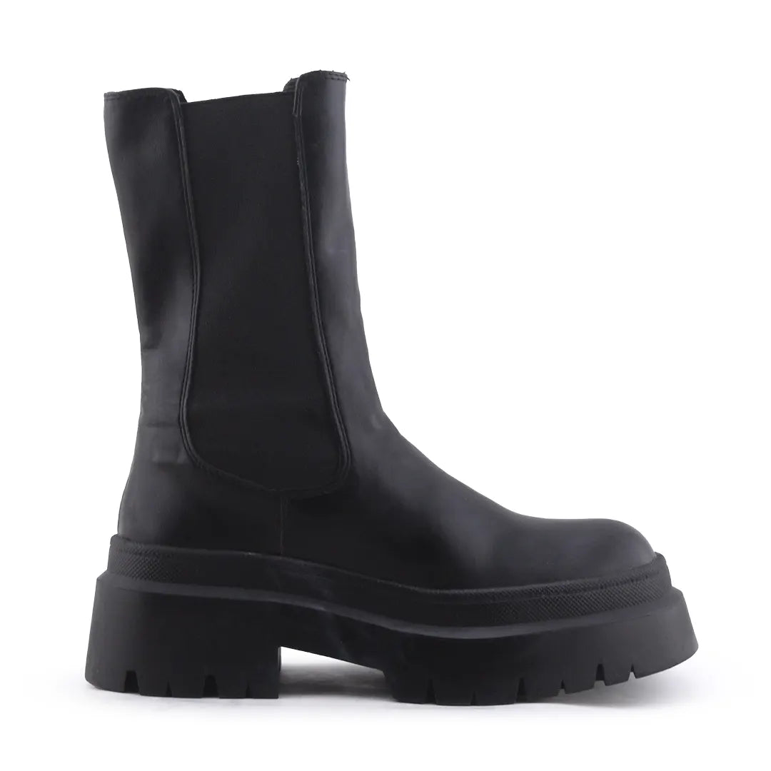 Pull & Bear Stertchable Ankle Boot | 100% Authentic Leather
