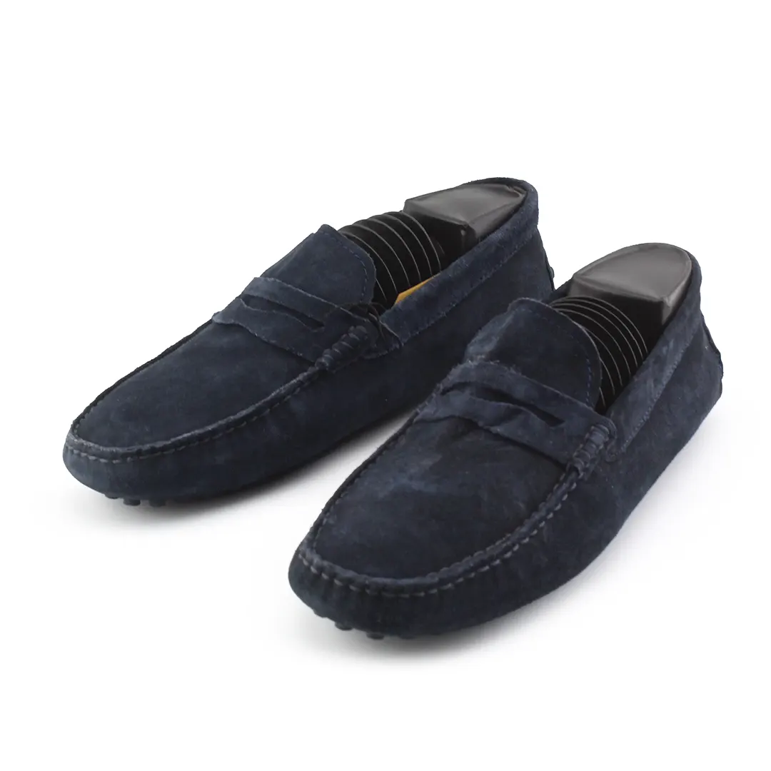Zara Suede Penny Loafers