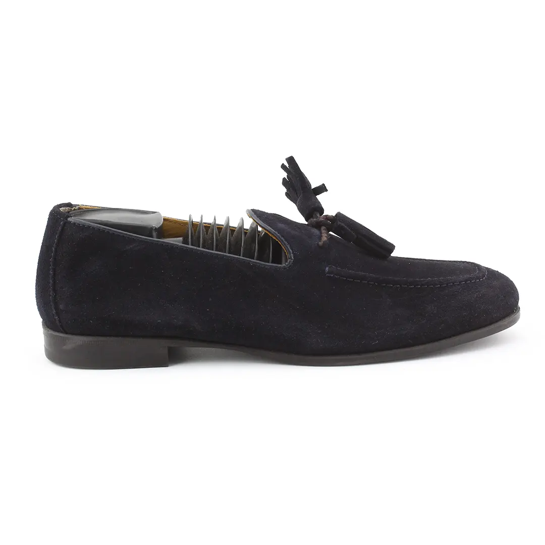 Zara Suede Penny Loafers