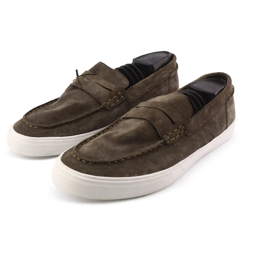 Massimo Dutti Penny Strap Loafers