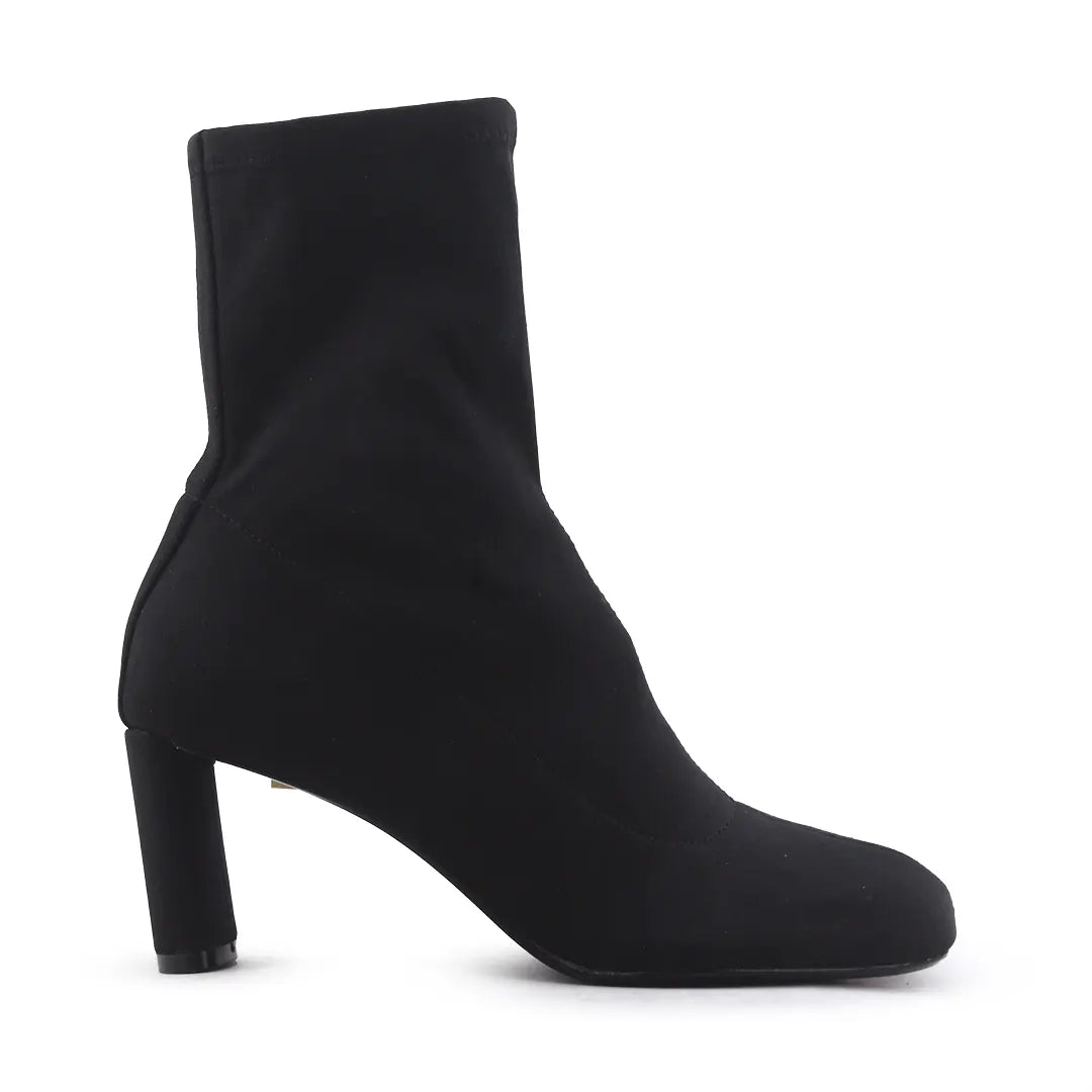 Zara Zipper Textile Ankle Boot