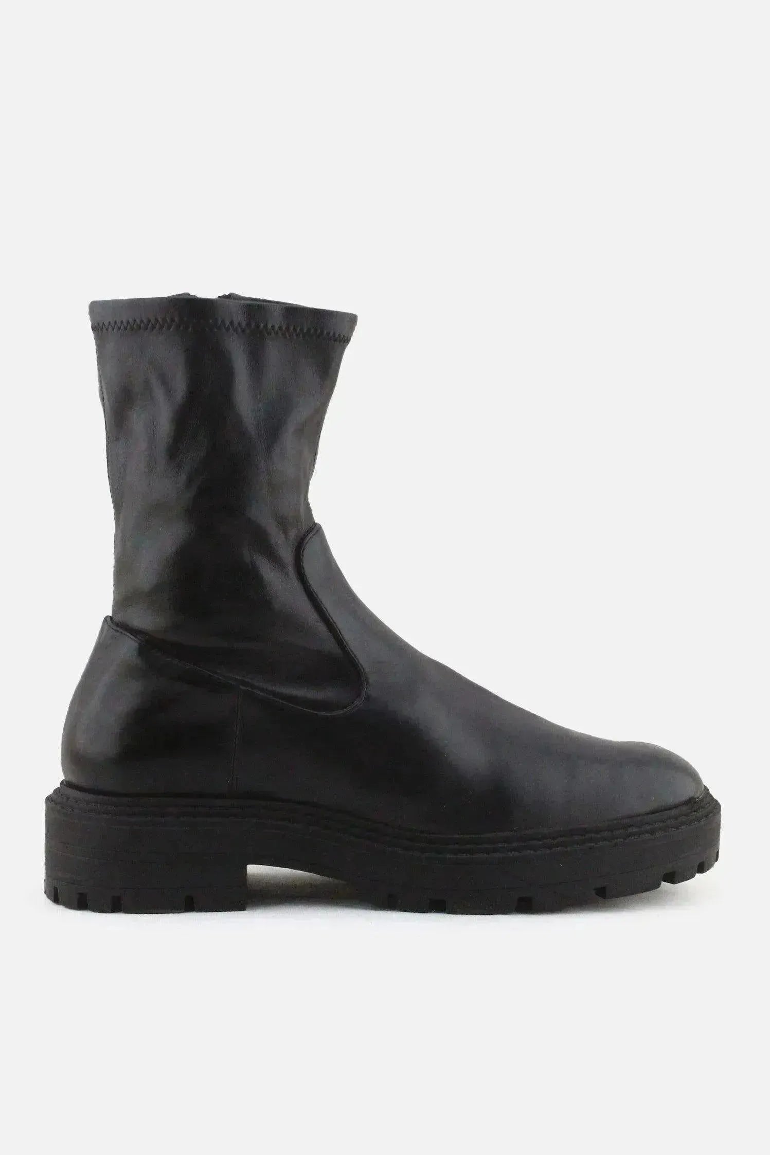 Zara Zipper Ankle Boots | 100% Authentic leather - sundaybazar