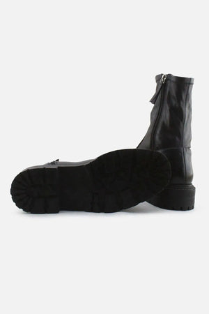 Zara Zipper Ankle Boots | 100% Authentic leather - sundaybazar