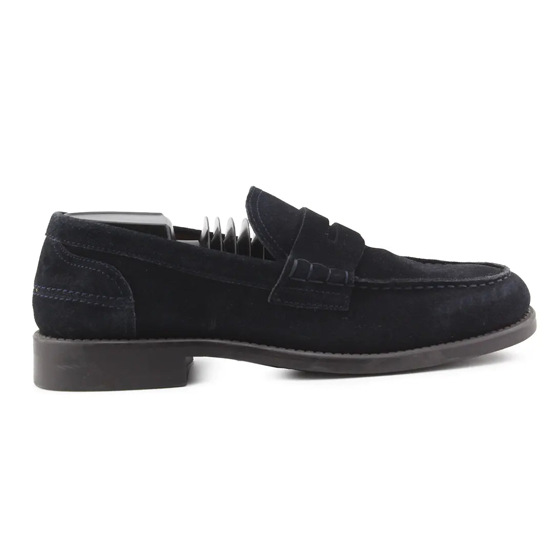 Zara Suede Penny Loafers