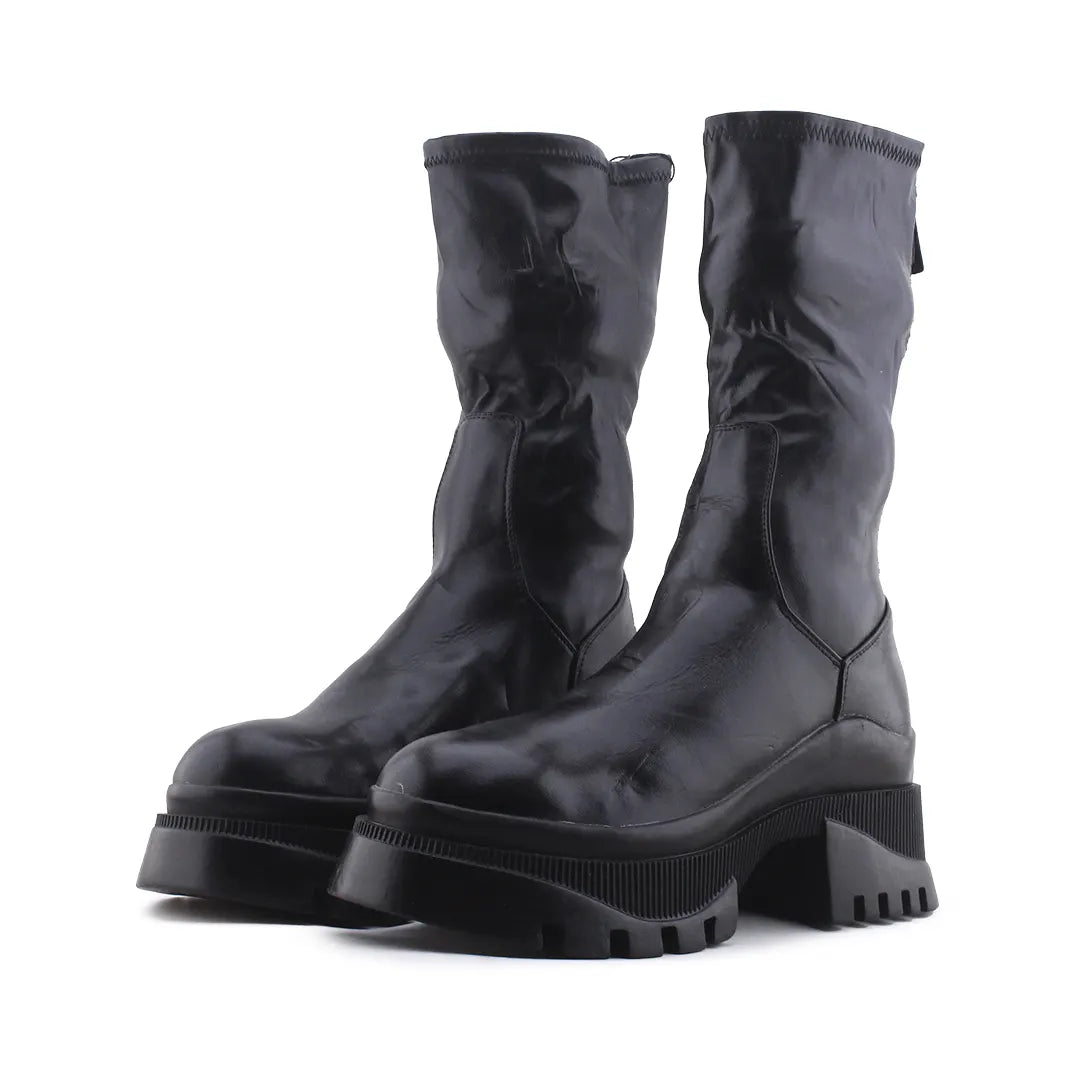 Zara Zipper Ankle Boot | 100% Authentic Leather