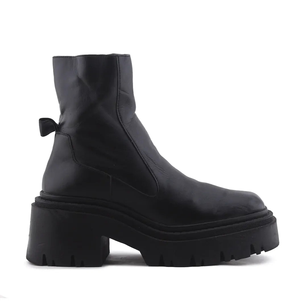 Zara Zipper Ankle Boot | 100% Authentic Leather