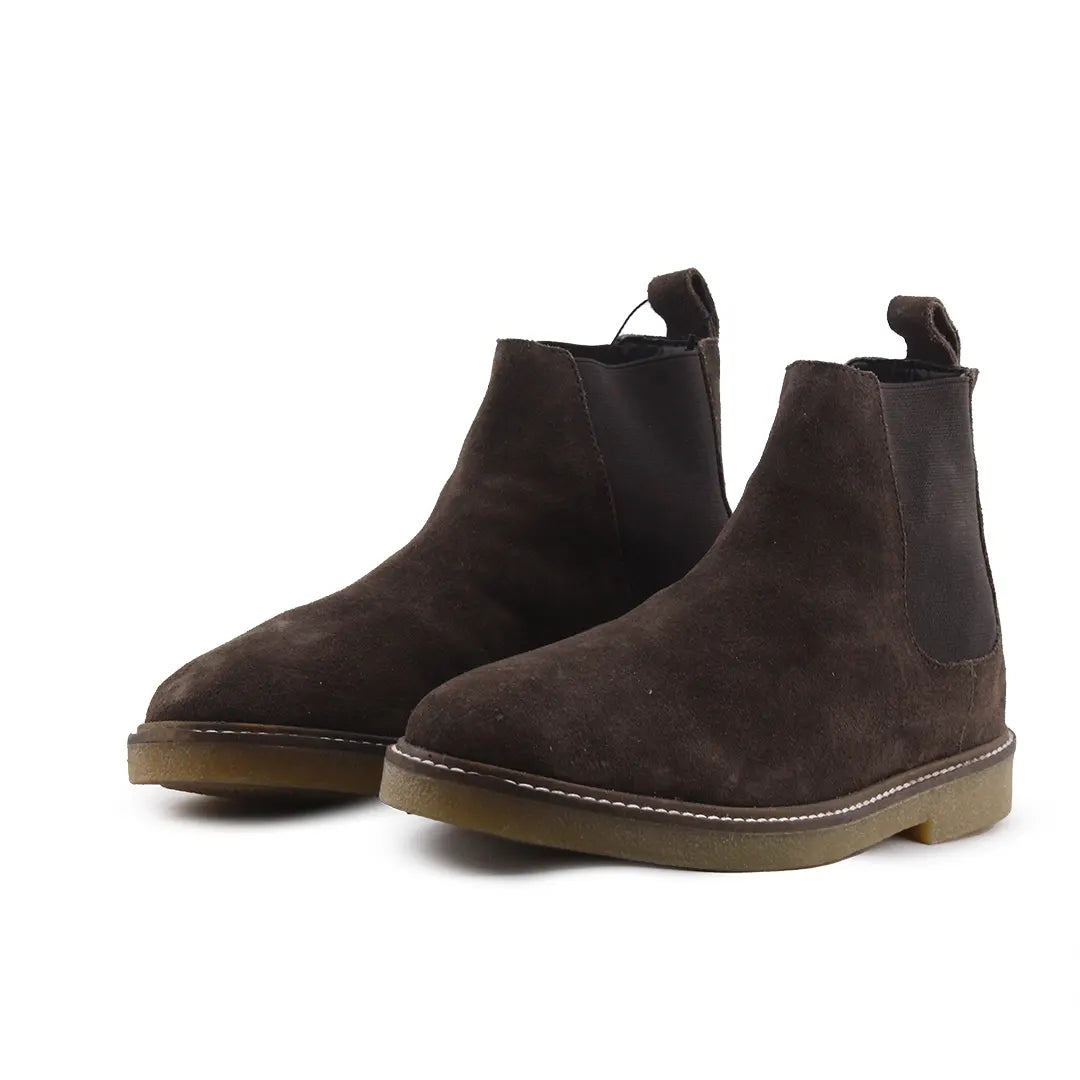 Zara Stretchable Suede Ankle Boot