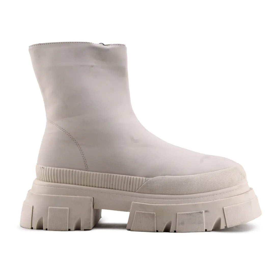 Bershka Zipper Ankle Boot | 100% Authentic Leather