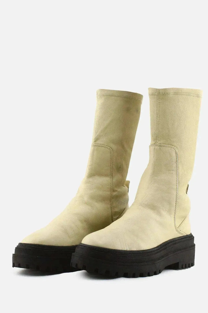 Zara Ankle Boots| 100% Authentic Leather - sundaybazar
