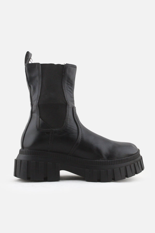 Stradivarius Stretchable Combat Ankle Boots | 100% Authentic Leather