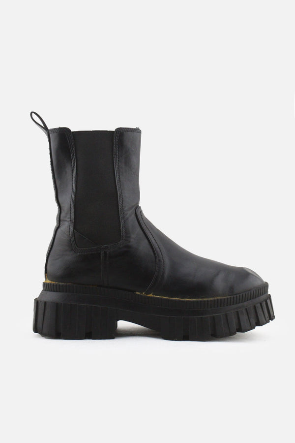 Stradivarius Stretchable Combat Ankle Boots | 100% Authentic Leather