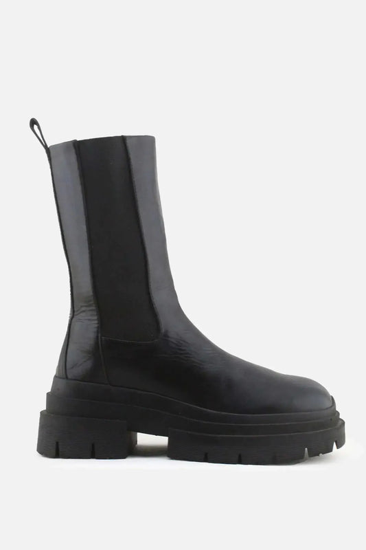 Zara Stretchable Combat Ankle Boots | 100% Authentic Leather