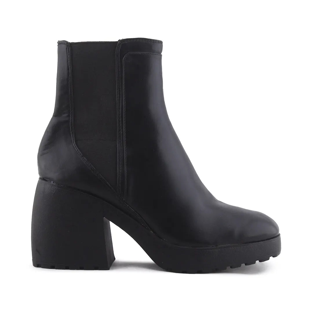 Bershka Stretchable Ankle Boot | 100% Authentic Leather