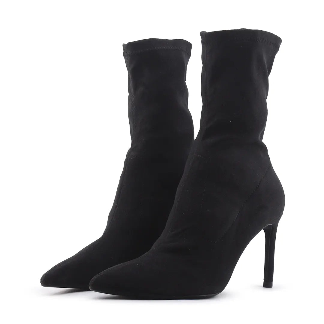 Bershka Textile Ankle Boot
