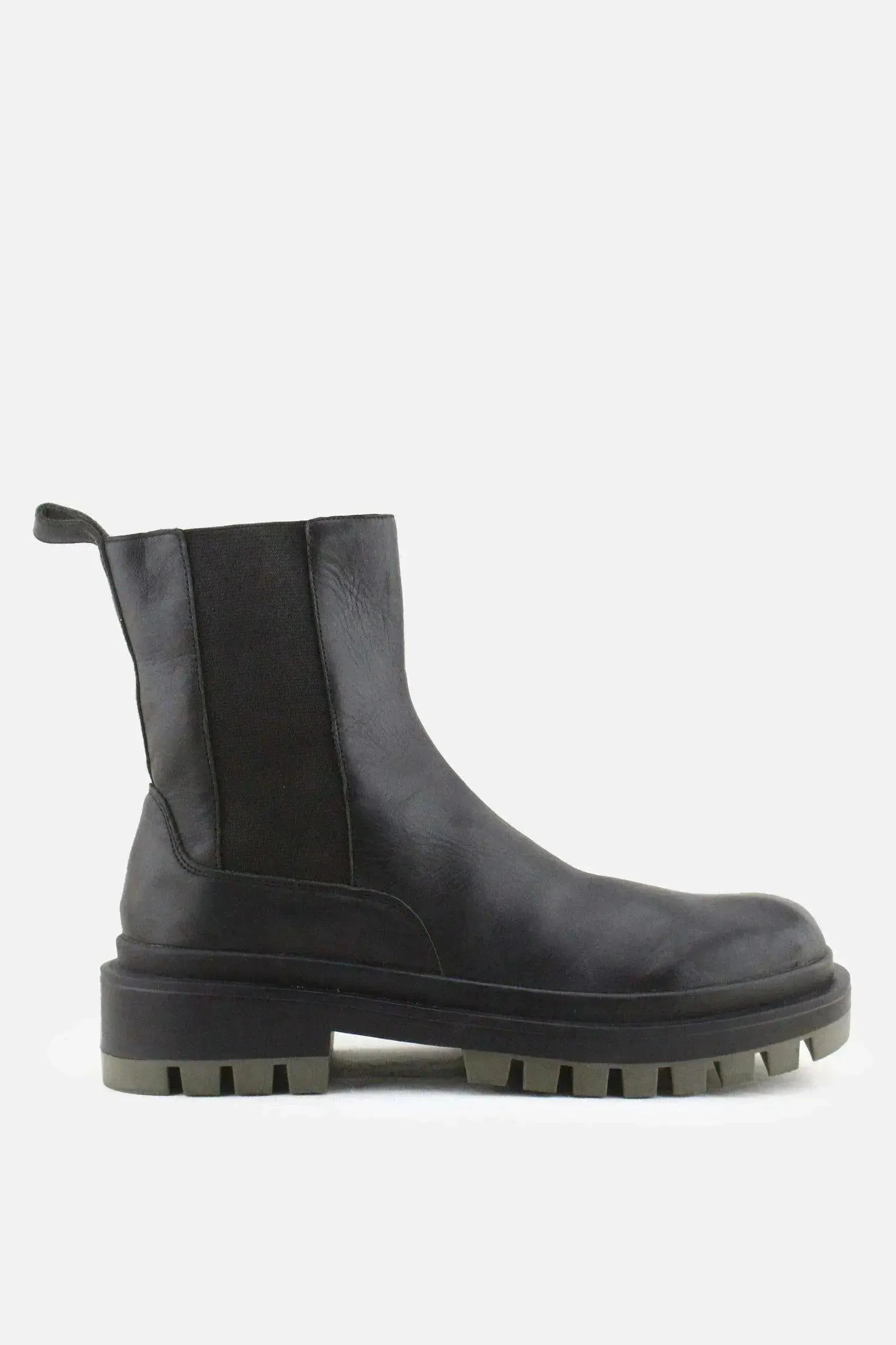 Zara Stretchable Ankle Boots | 100% Authentic Leather - sundaybazar