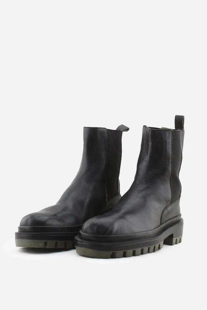 Zara Stretchable Ankle Boots | 100% Authentic Leather - sundaybazar