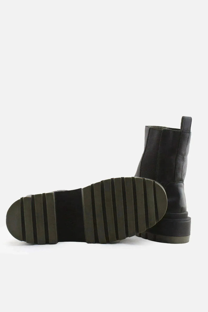 Zara Stretchable Ankle Boots | 100% Authentic Leather - sundaybazar