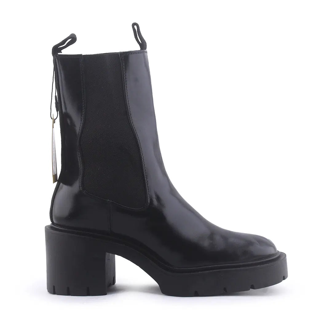 Zara Stretchable Ankle Boot | 100% Authentic Leather