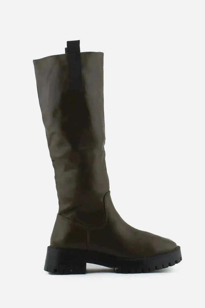 Pull & Bear Knee High Boots | 100% Authentic Leather - sundaybazar