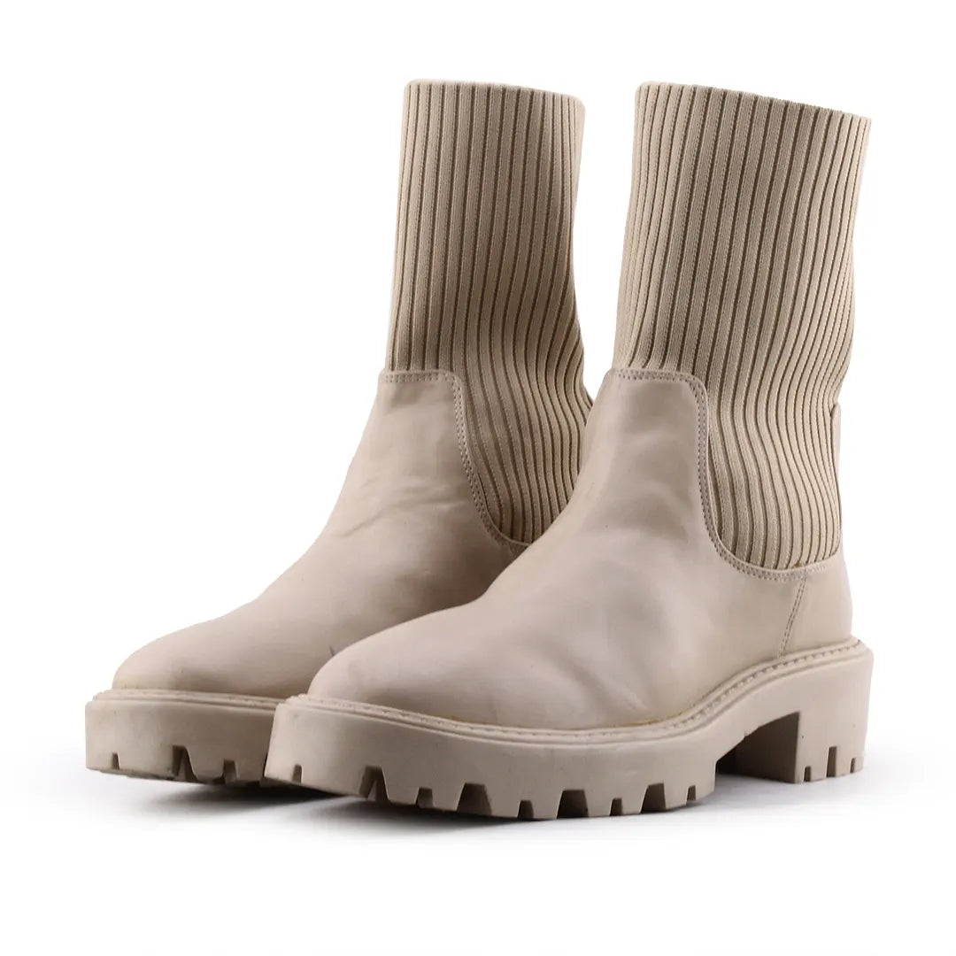 Lefties Stretchable Ankle Boot | 100% Authentic Leather