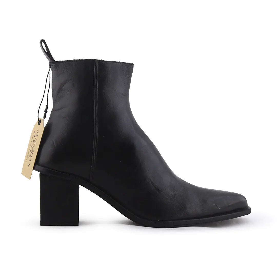 Zara Zipper Ankle Boot | 100% Authentic Leather