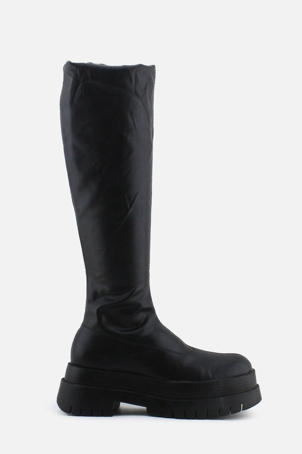 Bershka Zipper Over The Knee Boots | 100% Authentic Leather