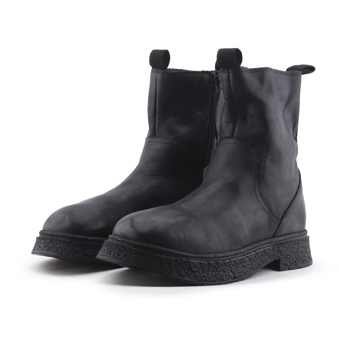 Zara Zipper Ankle Boot | 100% Authentic Leather