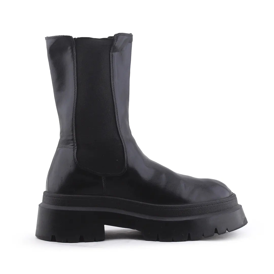 Pull & Bear Stretchable Ankle Boot | 100% Authentic Leather