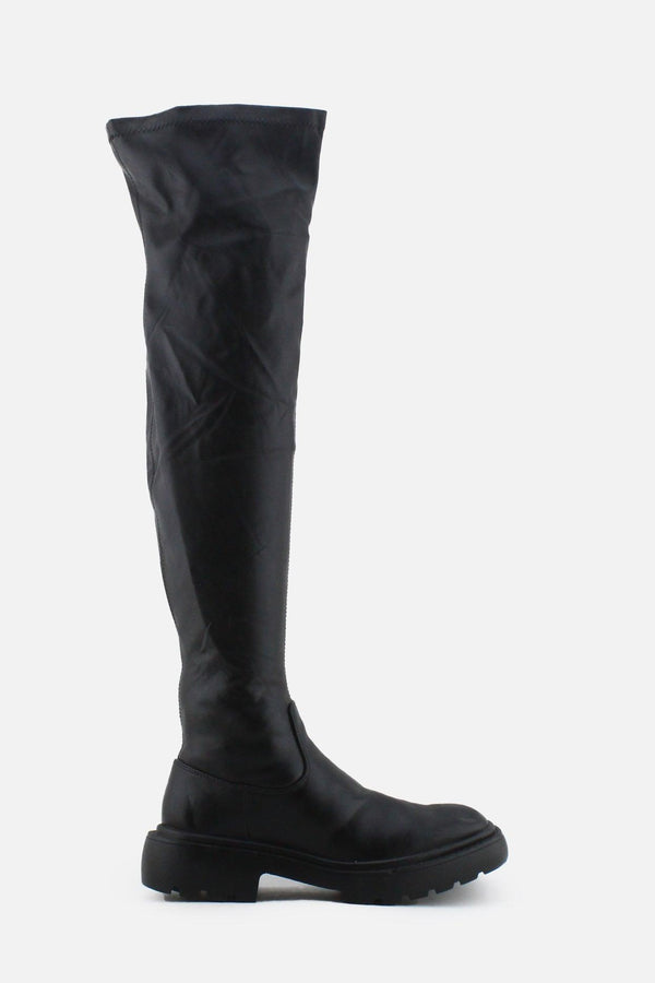 Zara Zipper Over The Knee Boots | 100% Authentic Leather