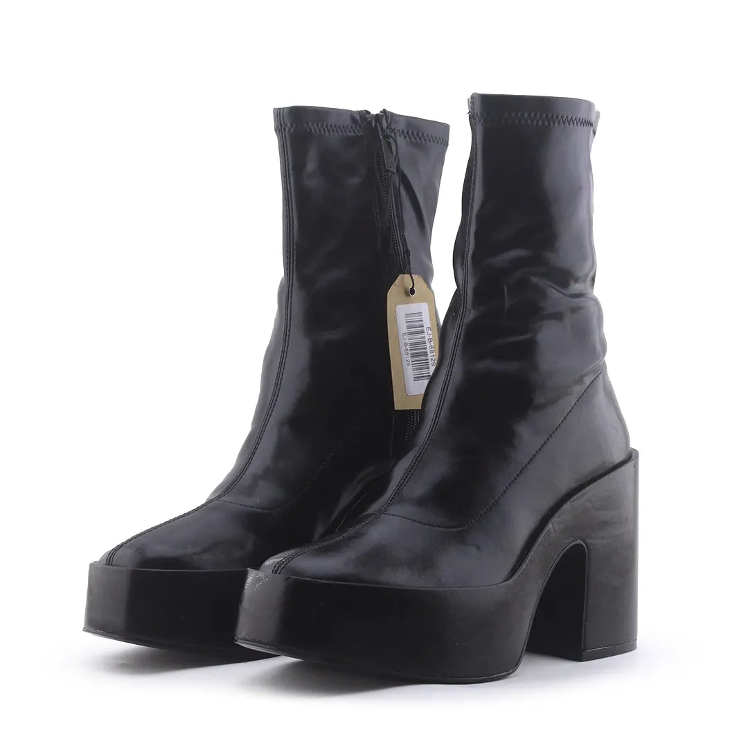 Zara Zipper Ankle Boot | 100% Authentic Leather
