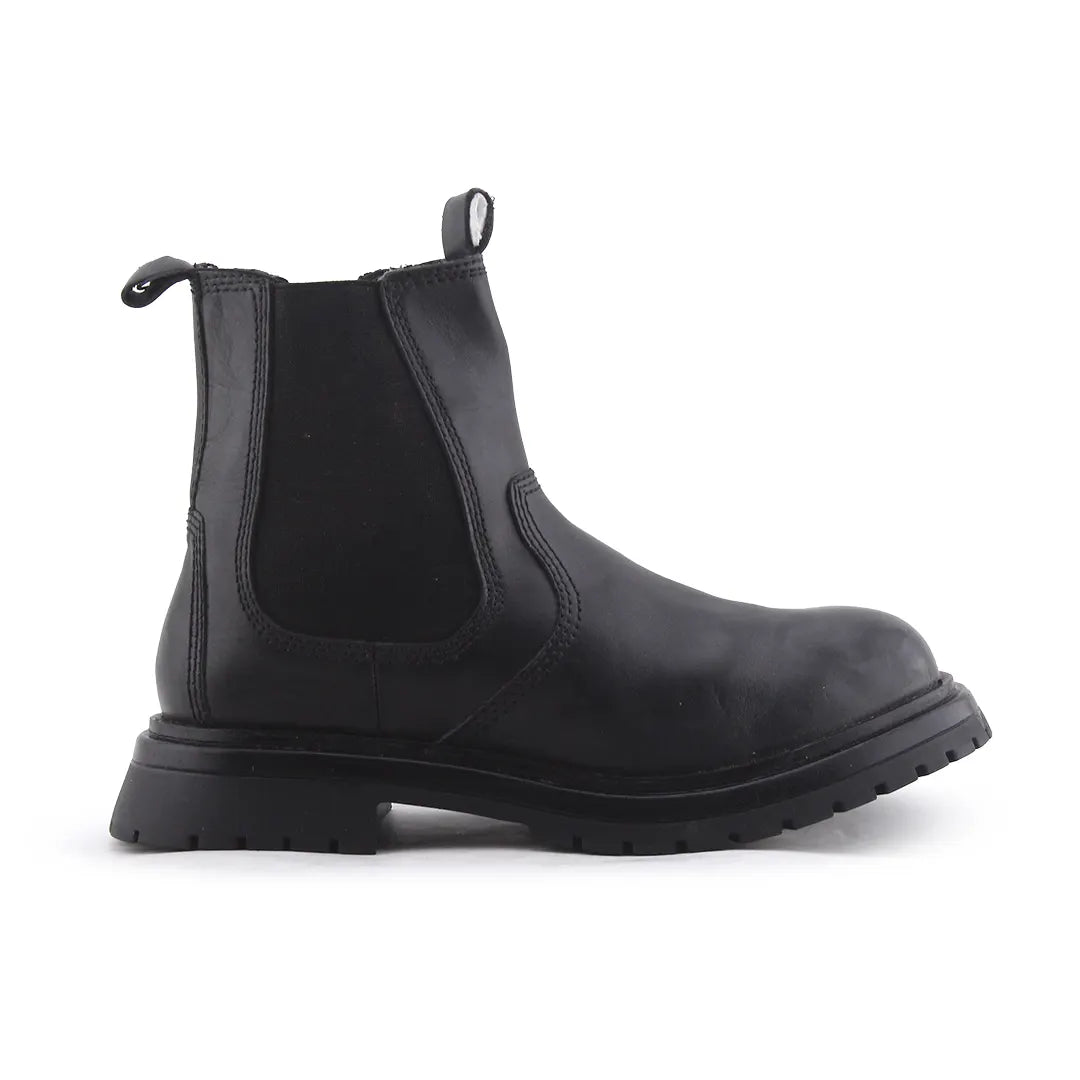 Zara Zipper Stretchable Ankle Boot | 100% Authentic Leather