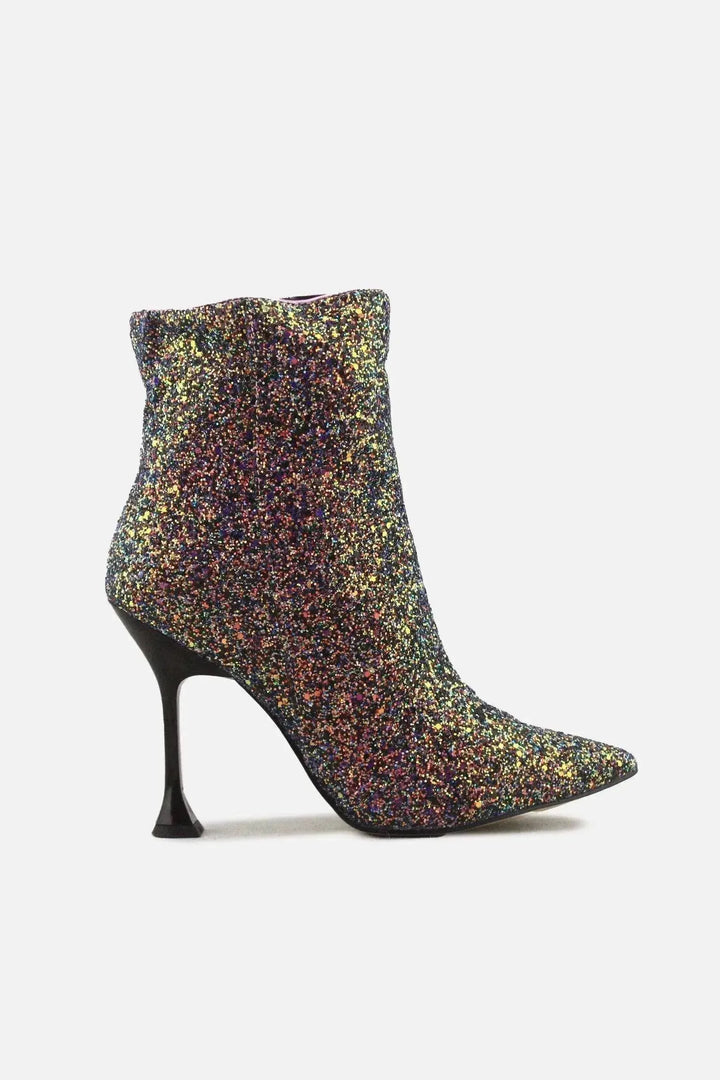 Marc Fisher Zipper Spool Heels Ankle Boots | Textile - sundaybazar
