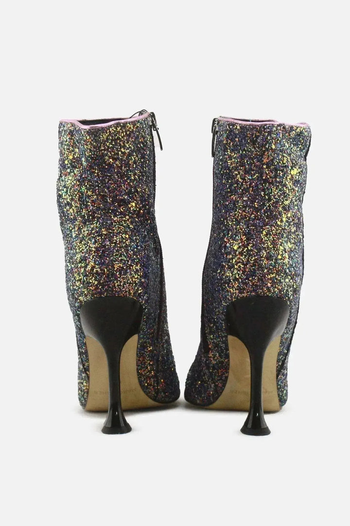 Marc Fisher Zipper Spool Heels Ankle Boots | Textile - sundaybazar