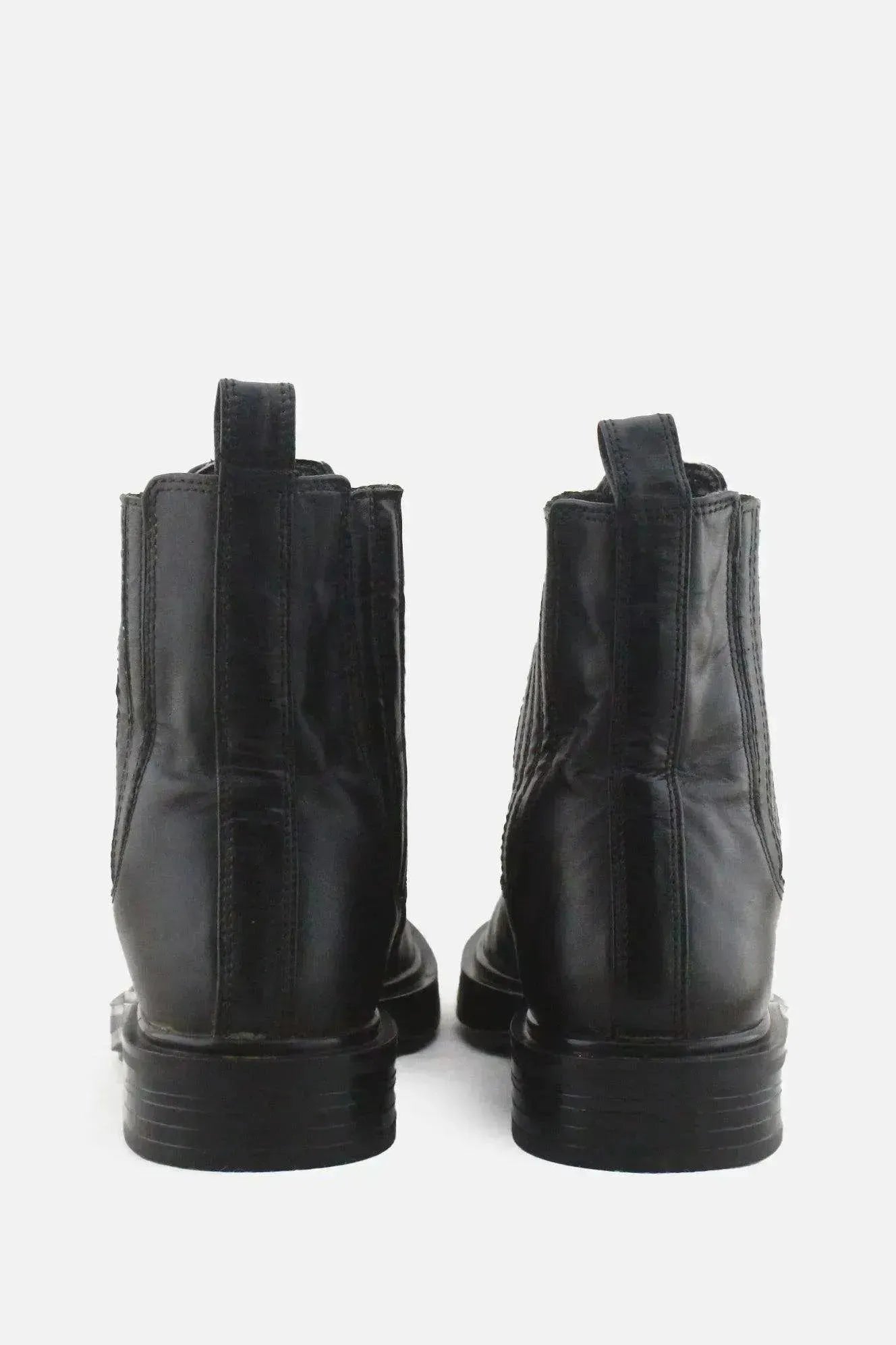 Zara Stretchable Chelsea Ankle Boots | 100% Authentic Leather - sundaybazar