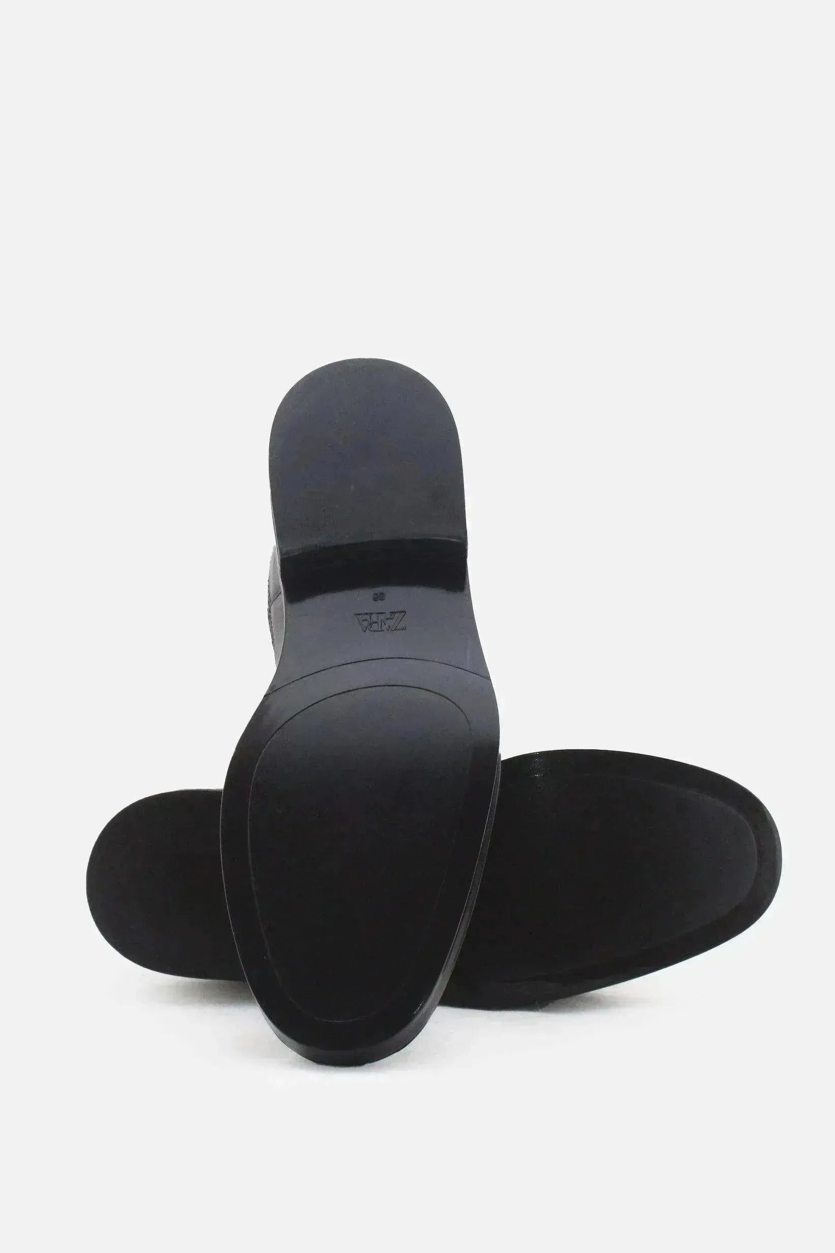 Zara Stretchable Chelsea Ankle Boots | 100% Authentic Leather - sundaybazar