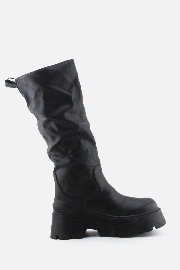 Pull & Bear Slouch Long Boots | 100% Authetic Leather