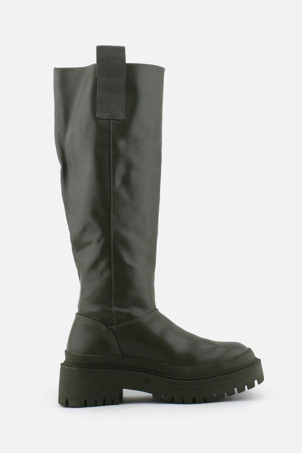 Stradivarius Zipper Knee High Boots | 100% Authetic Leather