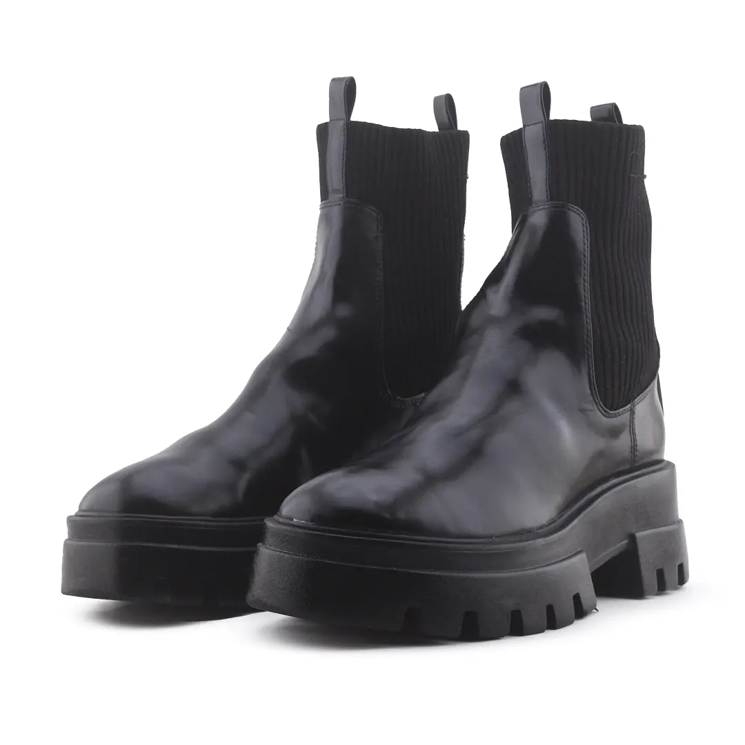 Pull & Bear Stretchable Chelsea Ankle Boot | 100% Authentic Leather