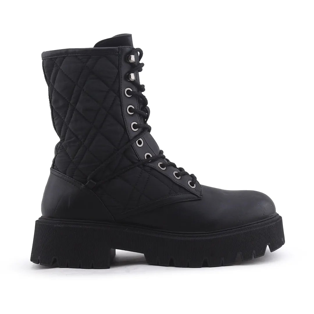 Bershka Lace Up Ankle Boot | 100% Authentic Leather