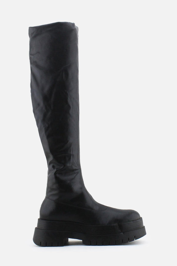 Bershka Zipper Over The Knee Boots | 100% Authetic Leather