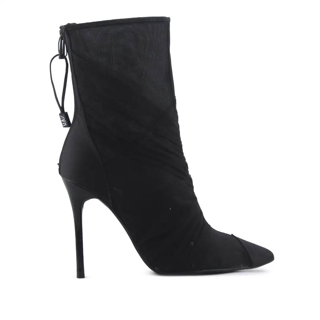 Zara Zipper Ankle Boot